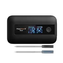 The MeatStick - V Duo Set Wireless Smart Meat Thermometer with LCD Duo Base