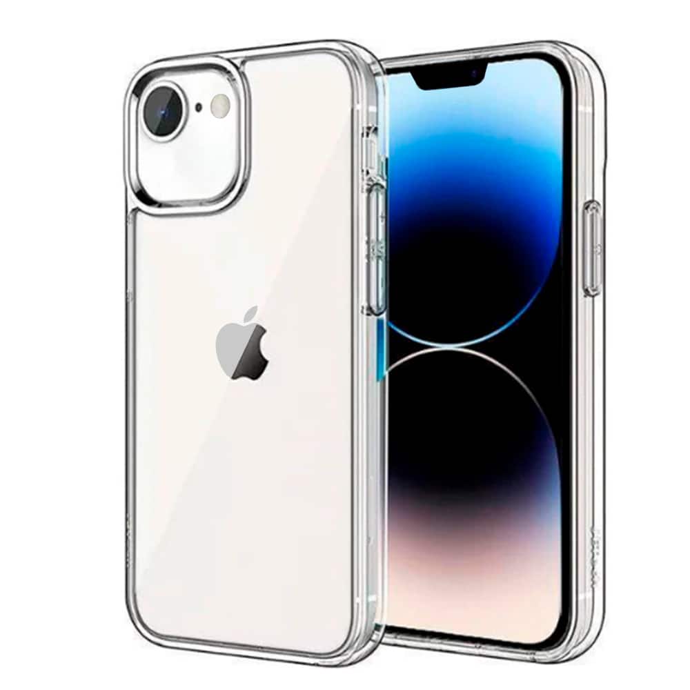 Front. Entronix - Entronix Slim Clear Case for iPhone 16E - Durable Hard Back Protection - Clear.