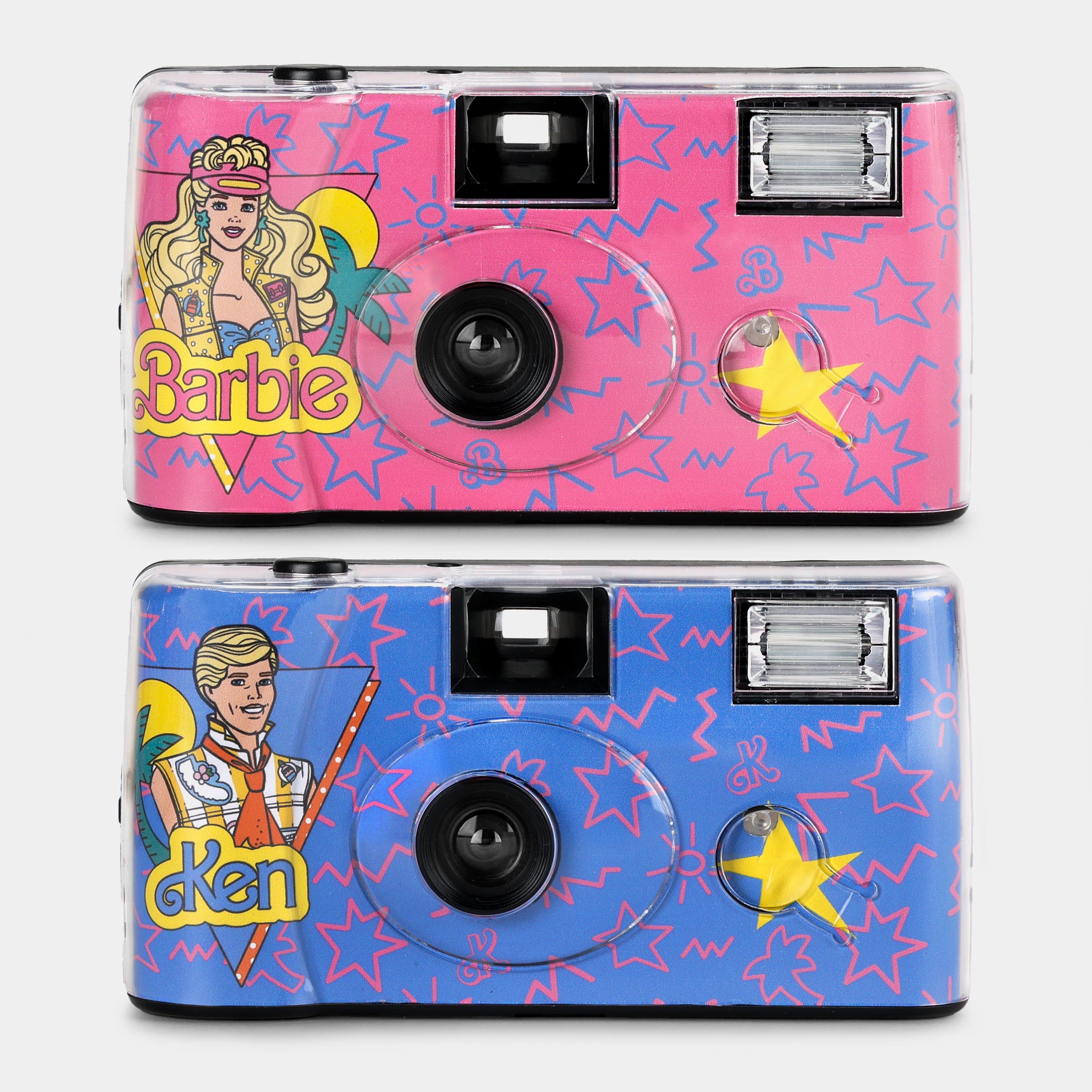 Retrospekt - Barbie & Ken Preloaded 35mm Film Simple-Use Cameras (Double Pack)