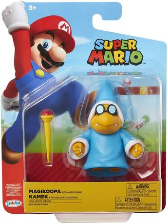 Jakks Pacific Super Mario Bros. 4 Inch Action Figure | Magikoopa w Jakks Pacific Super Mario Bros. 4 Inch Action Figure | Magikoopa w
