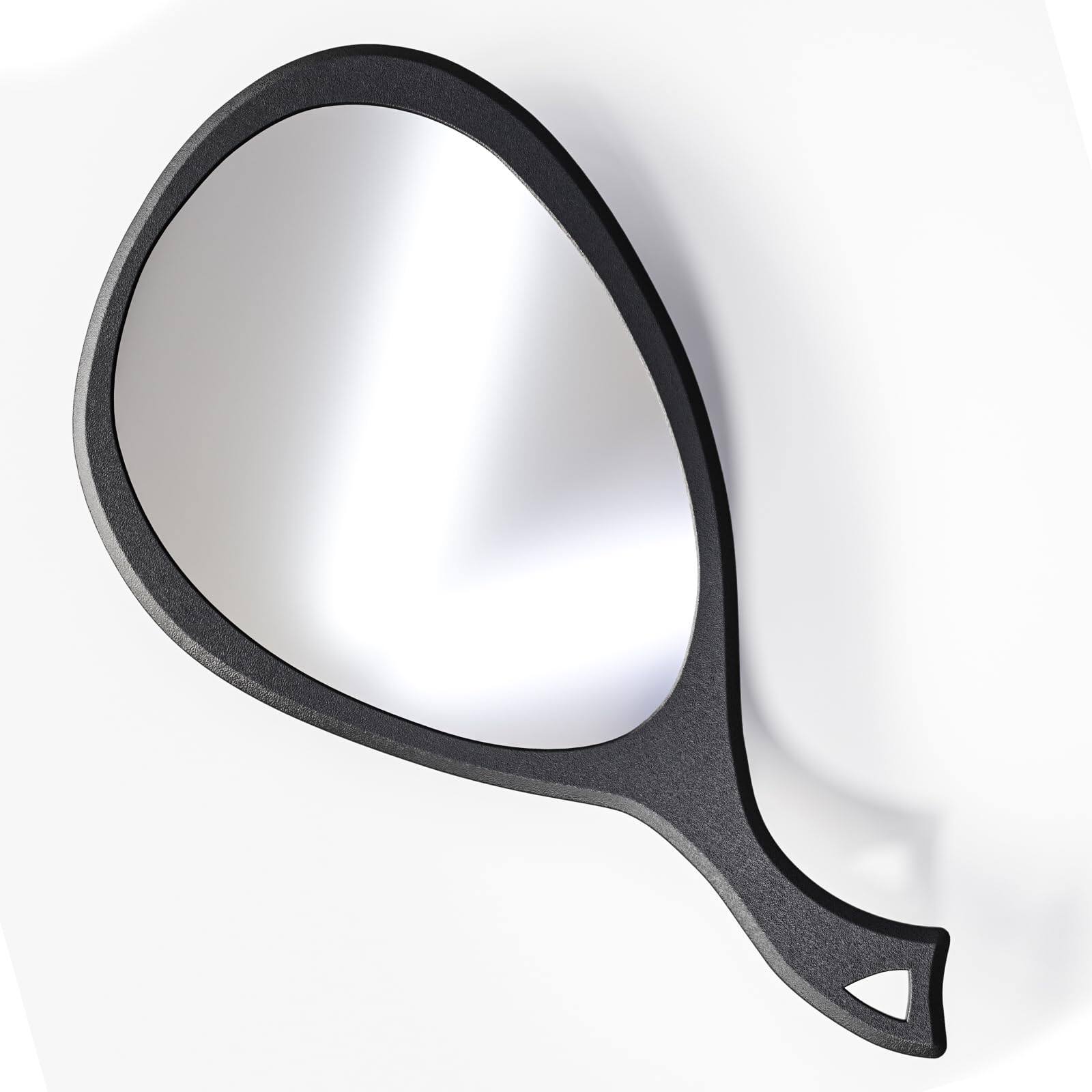 Pacoar Cade - Large Handheld Mirror With Handle W X L Extra Size To See The Entire Of Your Head Clear Without Distortion Hanging - Default