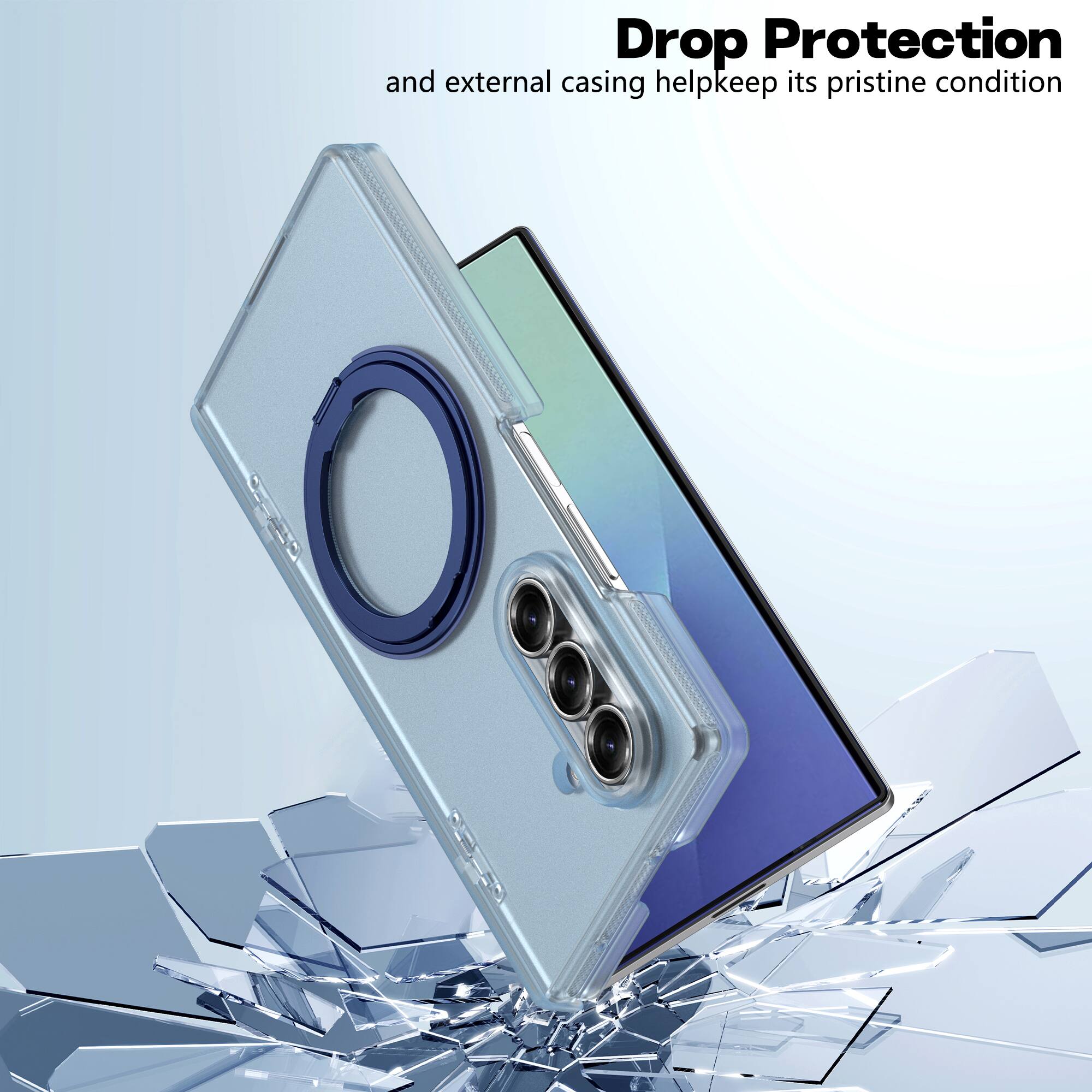 Drop Protection and external casing help keep its pristine condition