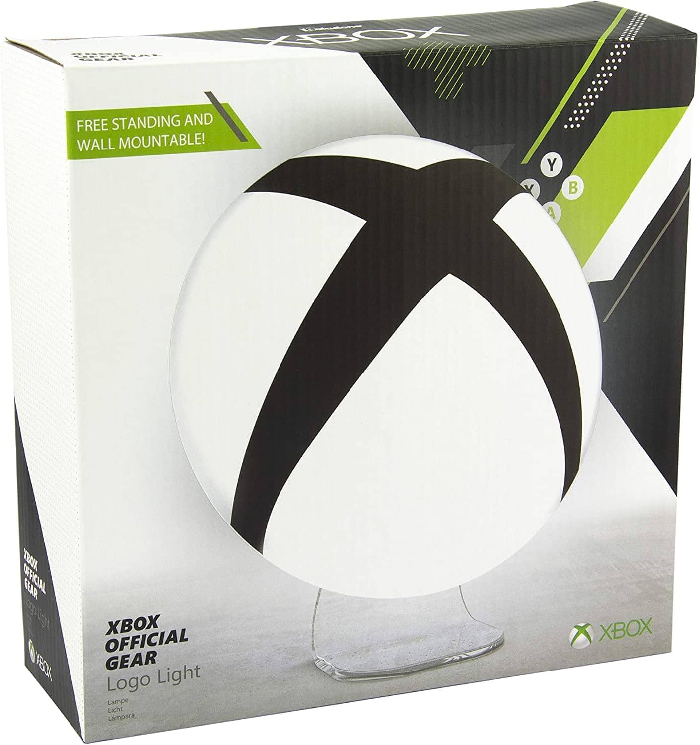Paladone Xbox Logo Light | Free Standing or Wall Mountable White