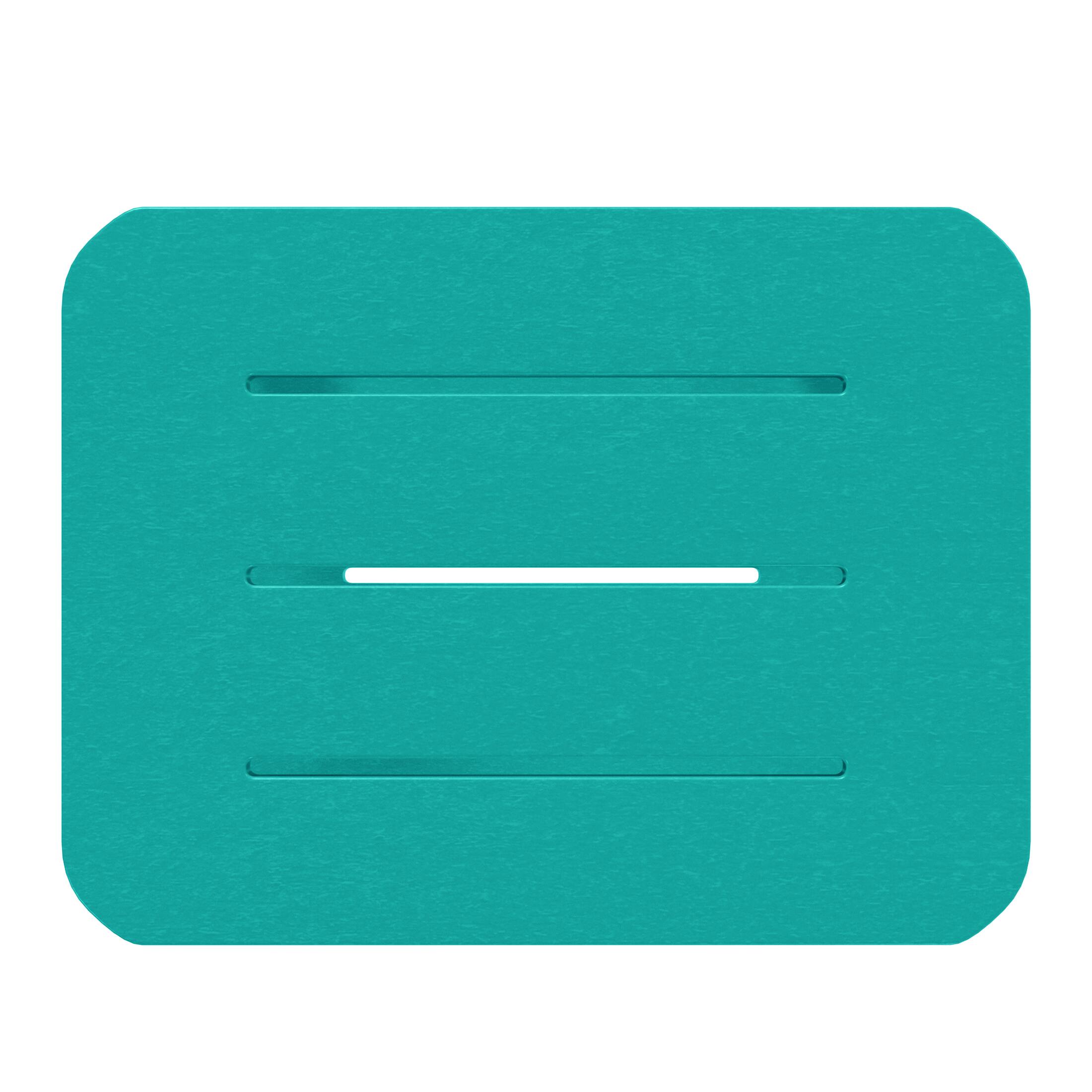 Alt View 1. WestinTrends - WestinTrends Aruba 2-Tier Outdoor HDPE Modern Adirondack Square Patio Side Table - Turquoise.