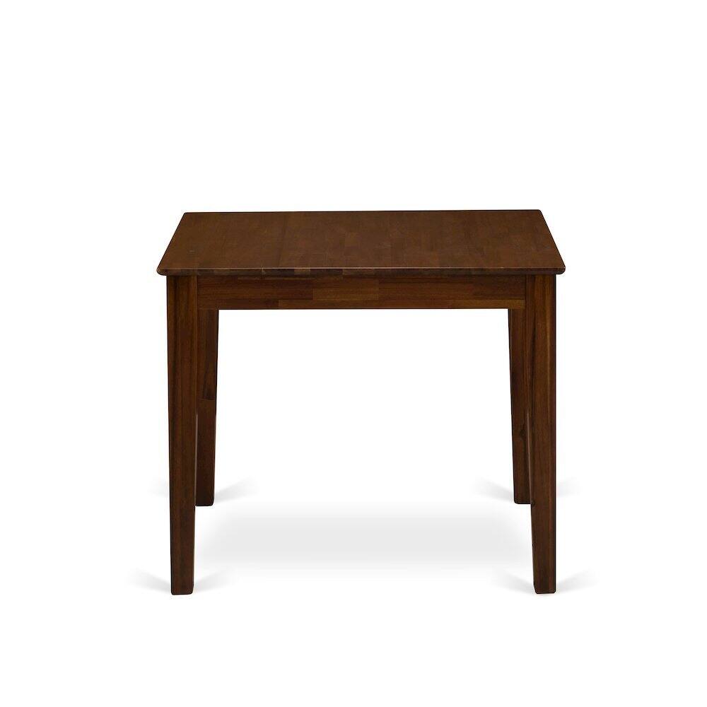 Alt View 1. FurniFact - Small Square Wood Kitchen Table - Multi.