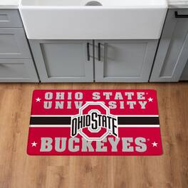 Evergreen Enterprises - Ohio State Buckeyes 18" x 30" Anti-Fatigue Comfort Indoor Mat - Multicolor