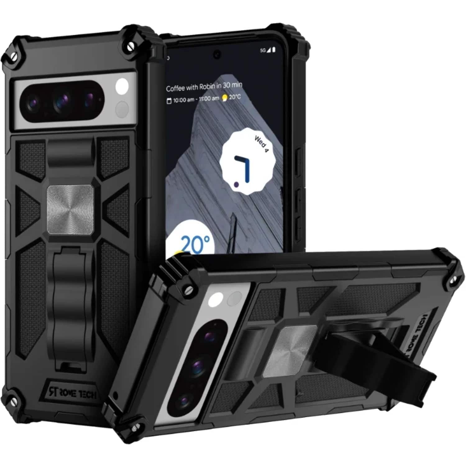 RomeTech - Rome Tech Armor Case for Google Pixel 8 Pro - Black