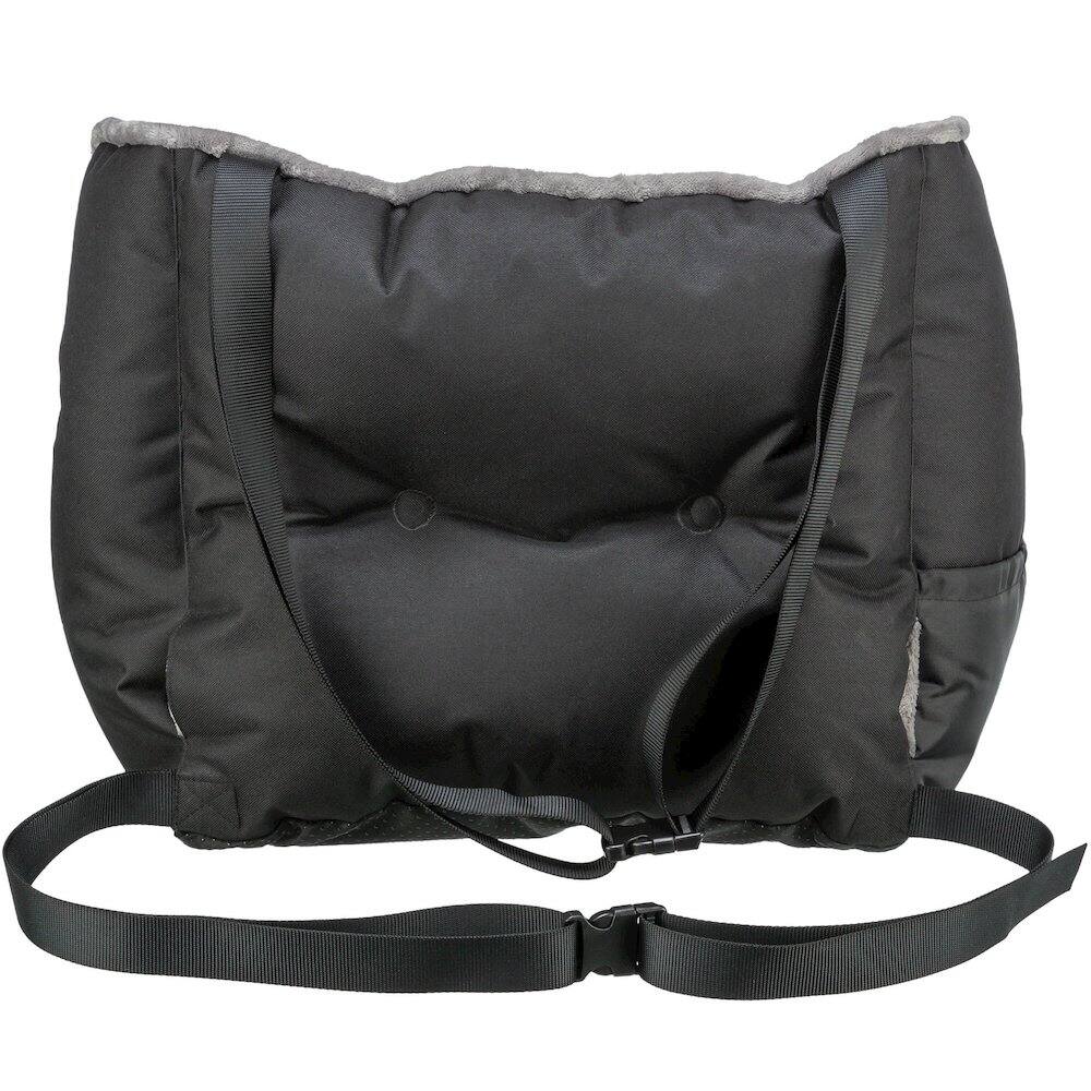 Alt View 4. TRIXIE - Convertible Deluxe Pet  Car Seat, Dog Booster Seat, Travel Pet Bed - Black.