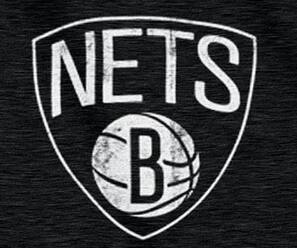 Alt View 3. Northwest - Brooklyn Nets NBA Logo Sweatshirt Material Poly/Cotton Throw - Multi.