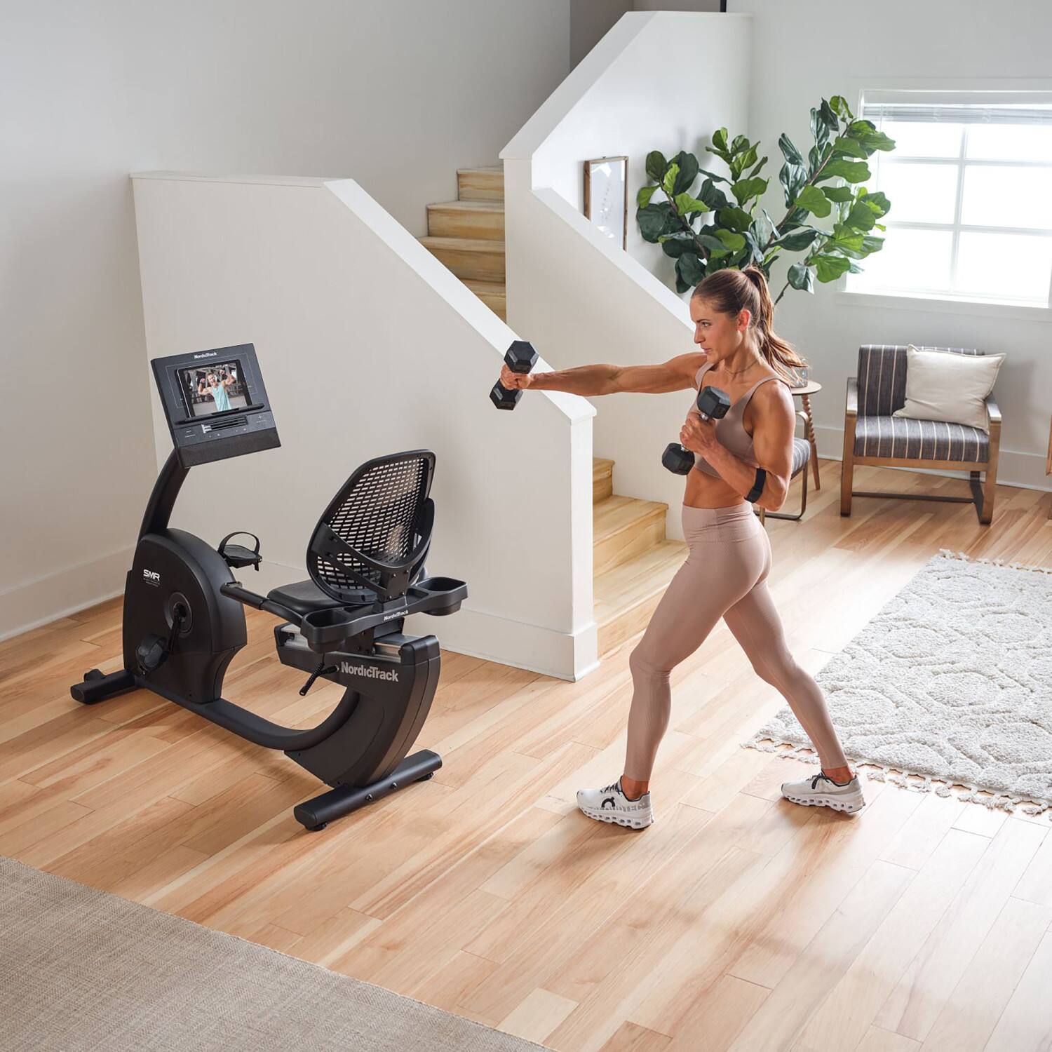 Alt View 9. NordicTrack - NordicTrack G LE Recumbent Bike - Black.