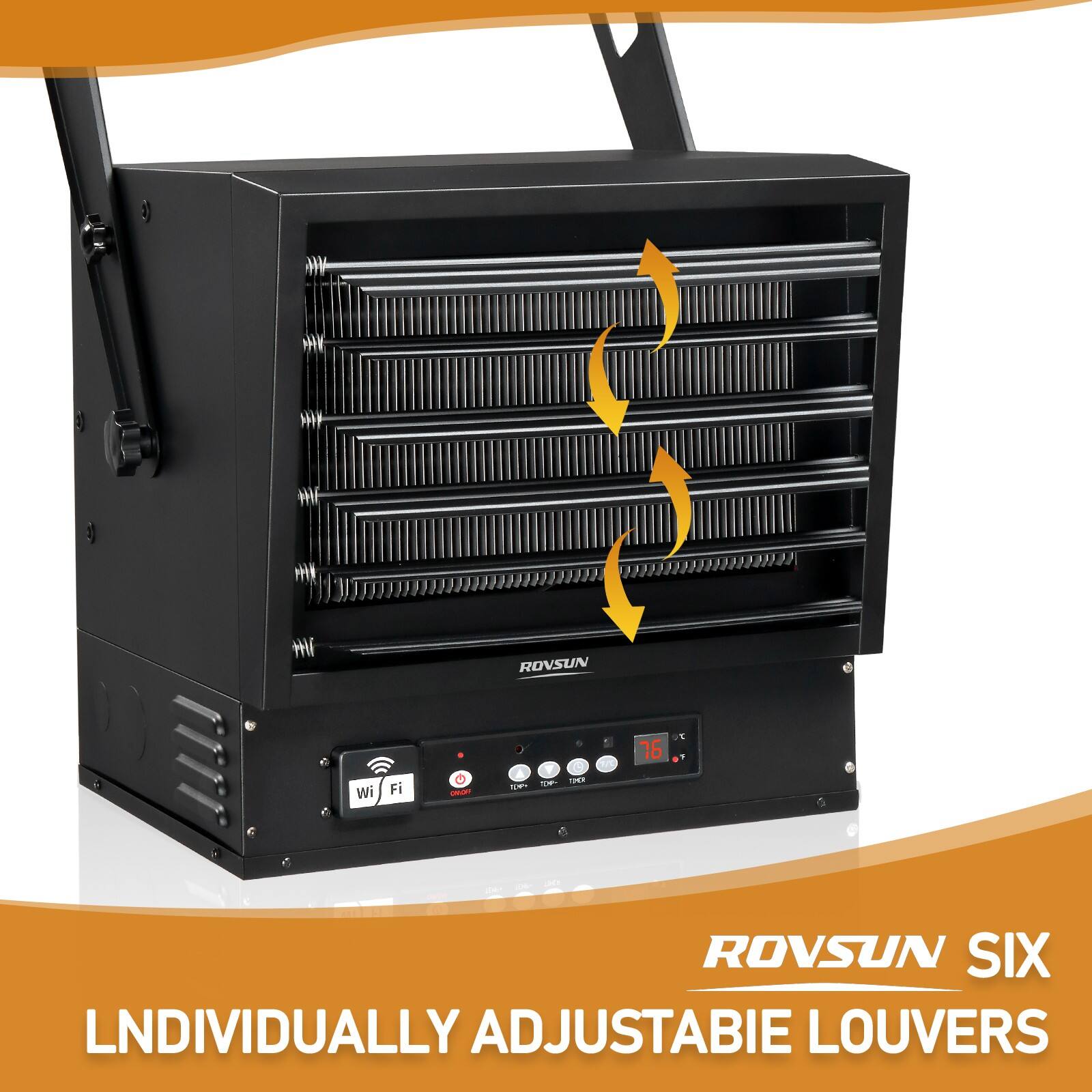 ROVSUN SIX  
INDIVIDUALLY ADJUSTABLE LOUVERS