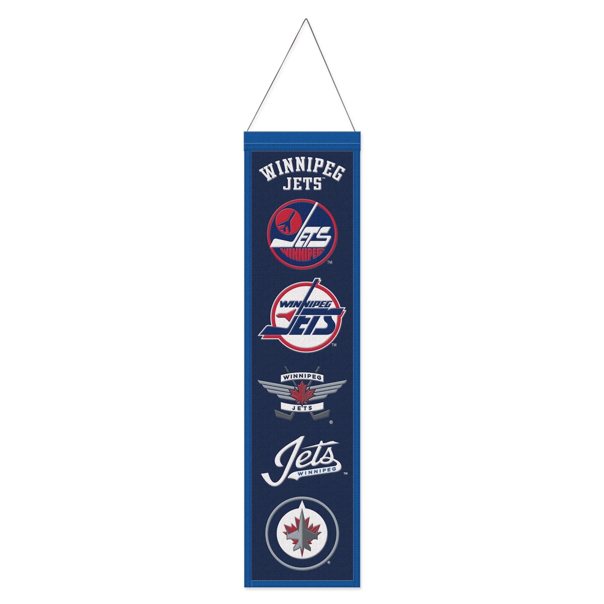 WinCraft - Winnipeg Jets 8" x 32" Evolution Banner - Multicolor