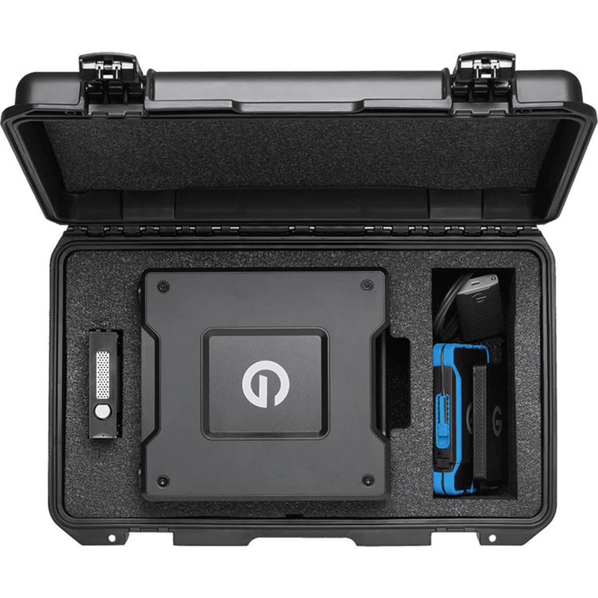 Alt View 7. WD - WD G-RAID Shuttle 4-Bay Thunderbolt 3 and USB-C RAID Array with 48TB (4x 12TB) Removable HDD, Bundle with iM2500 Storm.