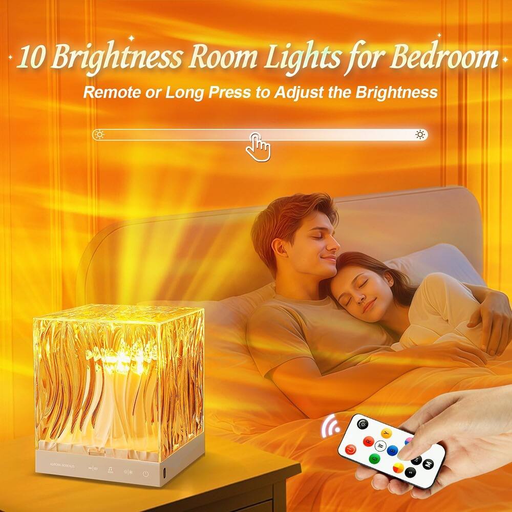 10 Brightness Room Lights for Bedroom
Remote or Long Press to Adjust the Brightness