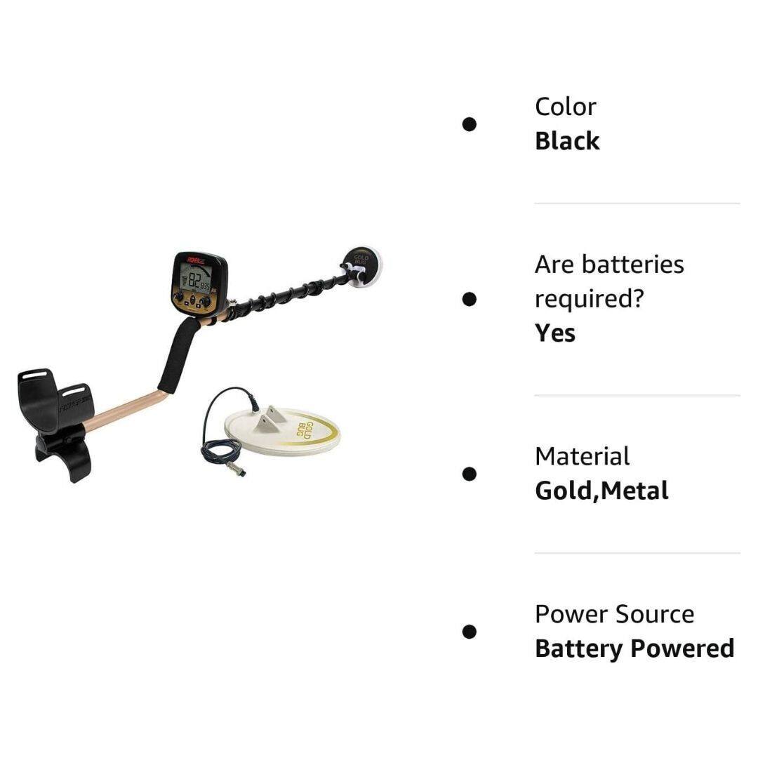 - Color: Black
- Are batteries required? Yes
- Material: Gold, Metal
- Power Source: Battery Powered