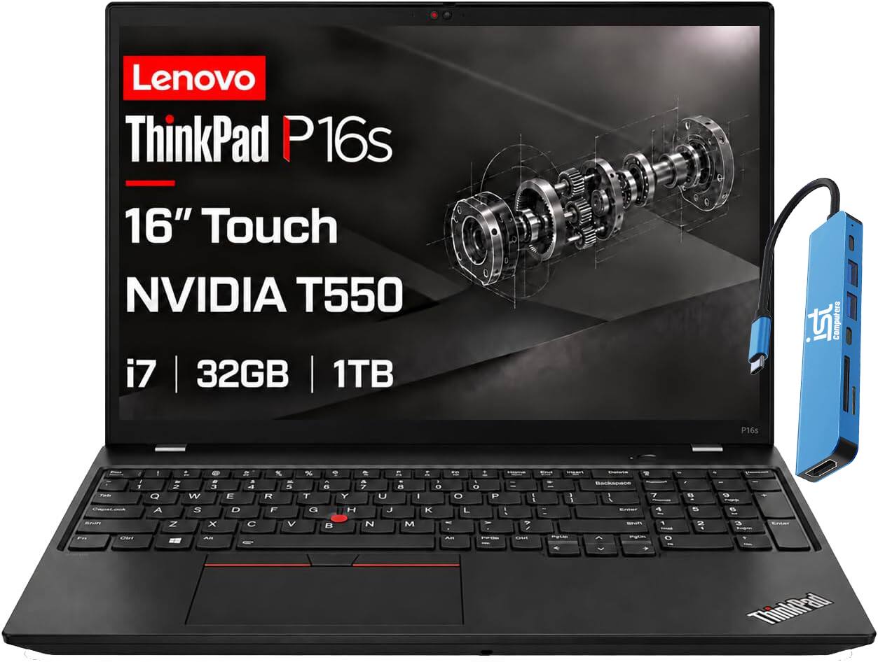 Lenovo ThinkPad P16s 16" Touch NVIDIA T550 i7 32GB 1TB