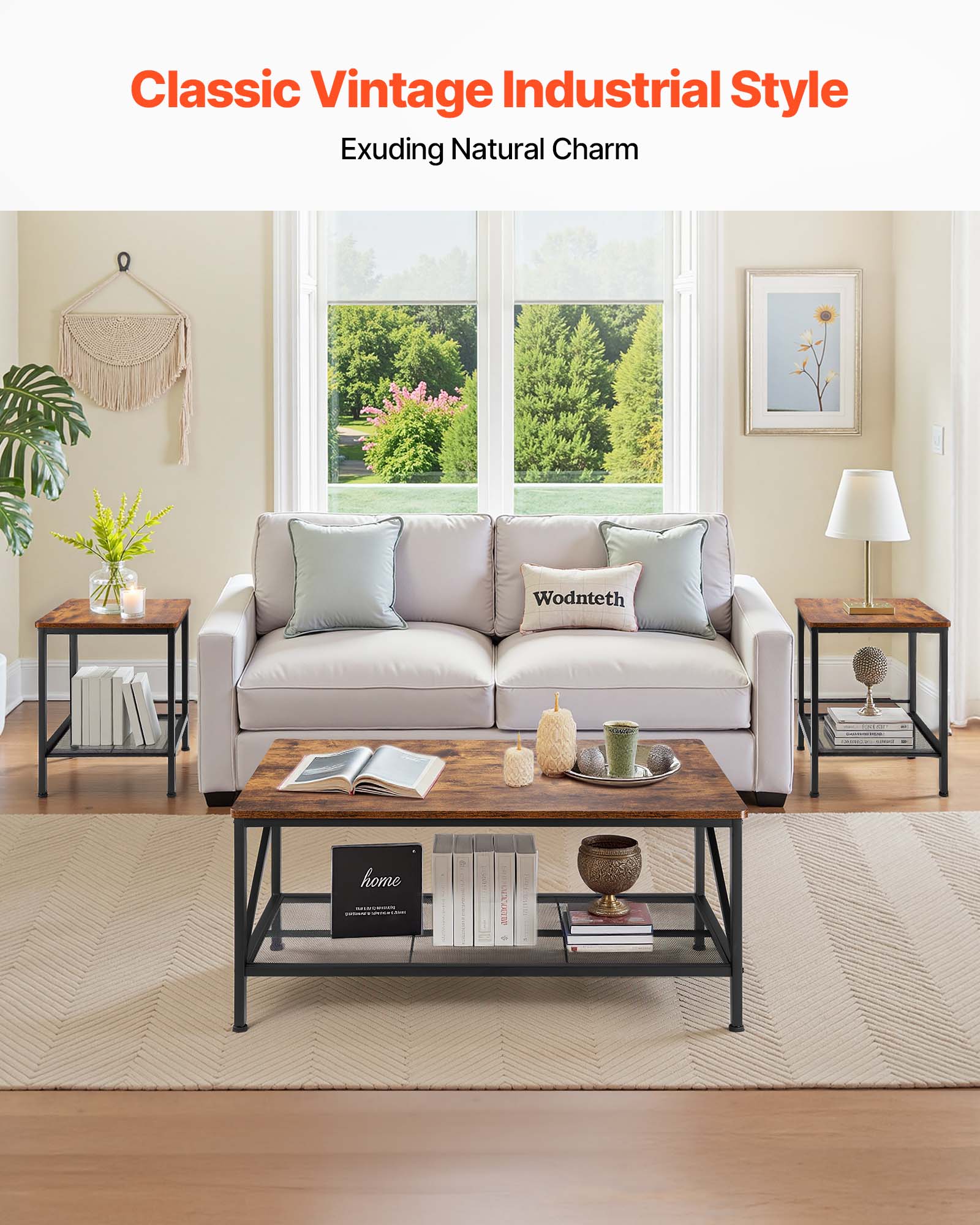 Classic Vintage Industrial Style, Exuding Natural Charm, Wodnteth, home