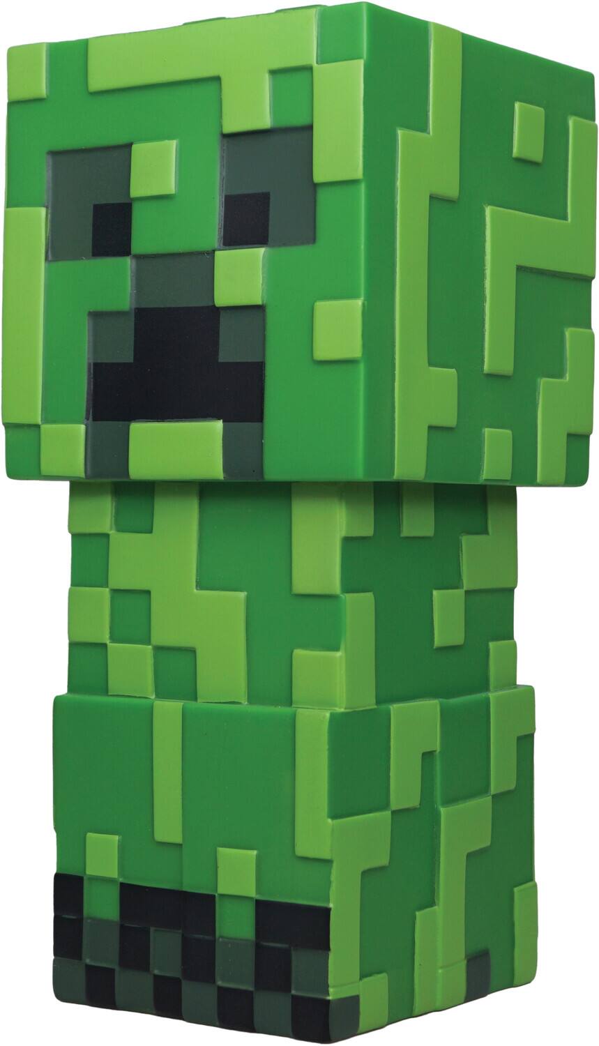 Front. Monogram - Minecraft - Figural PVC Bank - Creeper   - COLLECTIBLES - Multicolor.