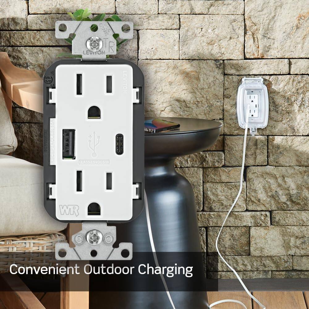 US GRANE 332 DTR T R LEVITON IN LEVITON CLASS2 SVOCS1A WR Convenient Outdoor Charging