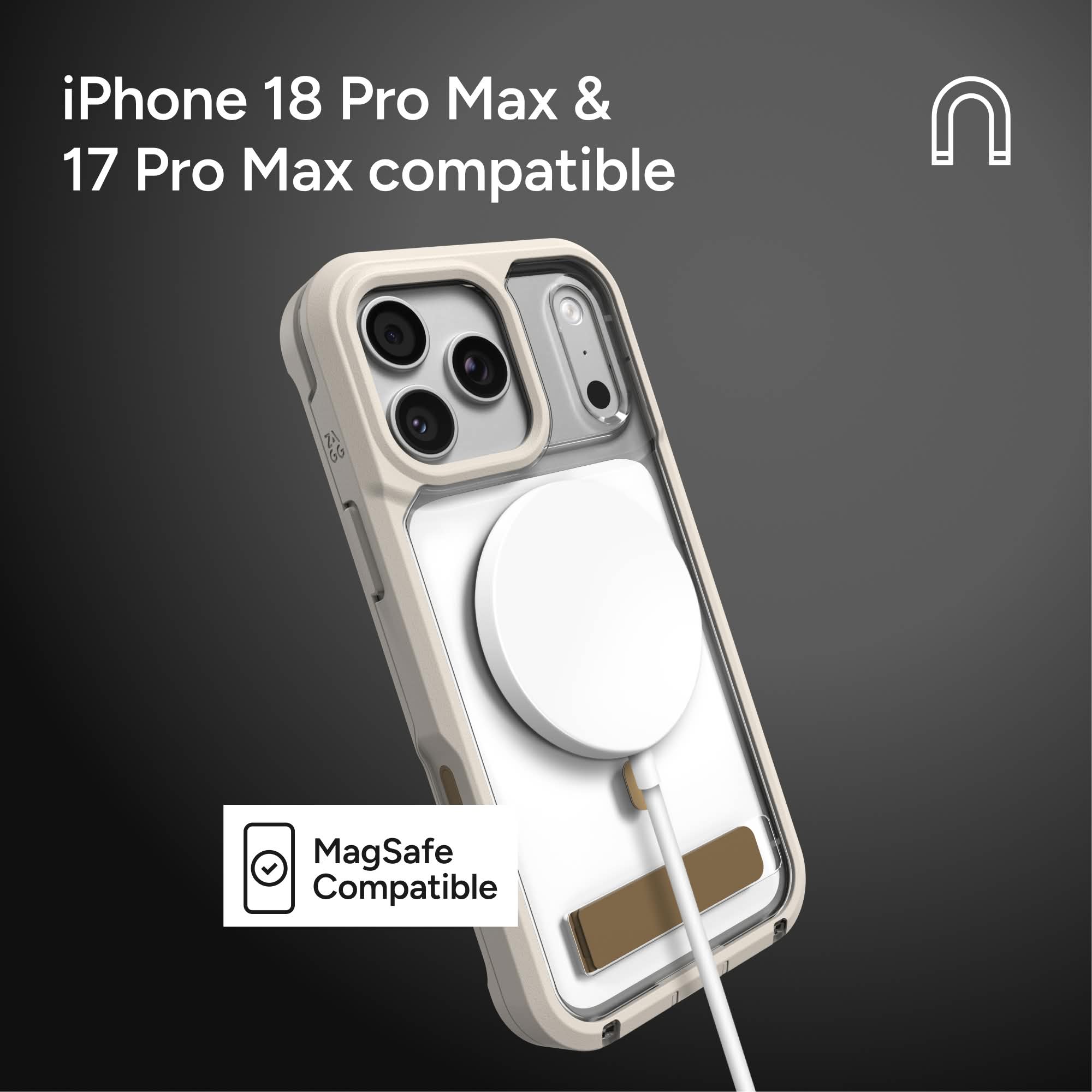 iPhone 18 Pro Max & 17 Pro Max compatible

MagSafe Compatible