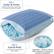 SIDE 1: Cooler & Firmer
Added ventilated gel-infused layer for elevated cooling and support
SIDE 2: Cool & Plush
A cool and more plush side for softer support
Upgraded "+" shape memory foam designed to maximize cooling & breathable