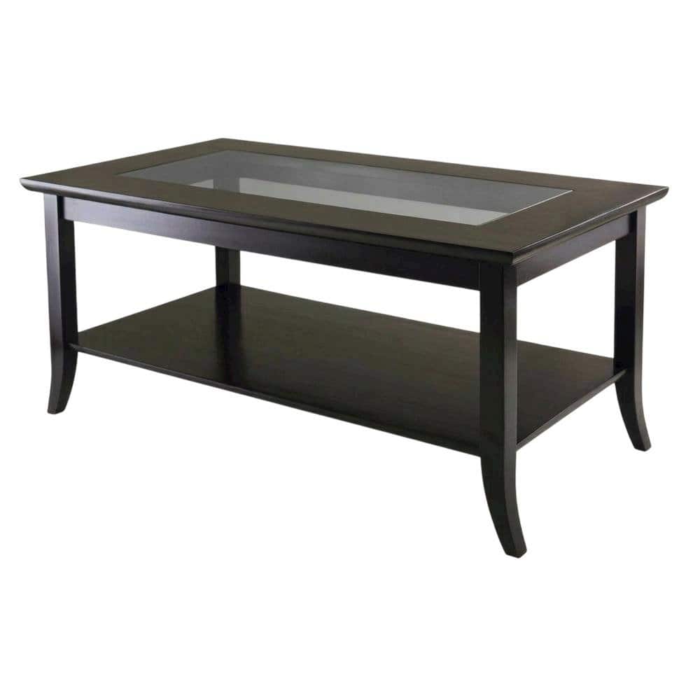 FurniFact - Rectangular Coffee Table - Espresso
