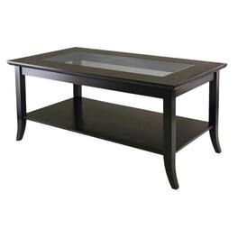 FurniFact - Rectangular Coffee Table - Espresso