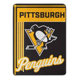 Sweet Home Collection - NHL Pittsburgh Penguins 46" x 60" Raschel Throw Blanket - Black