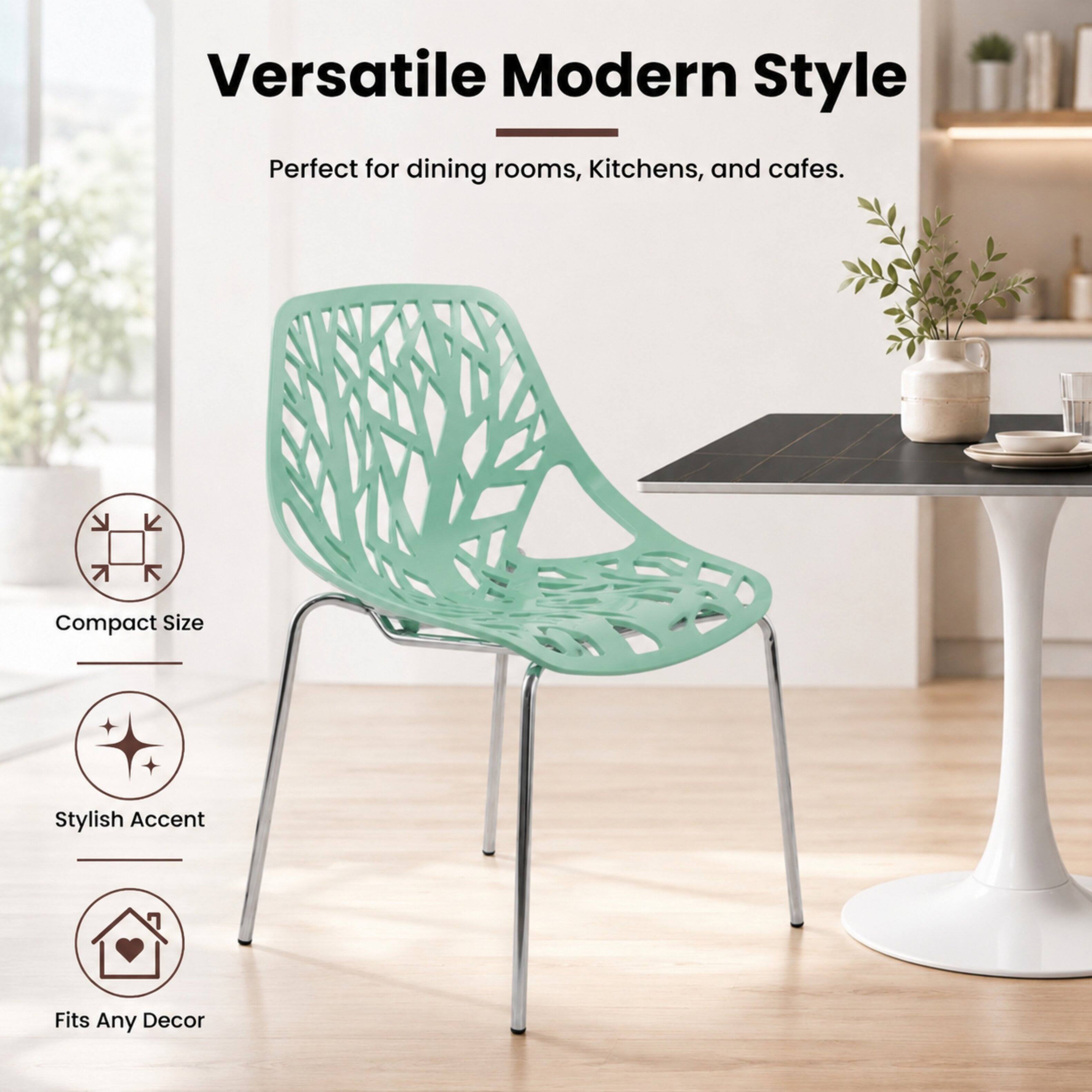 Versatile Modern Style  
Perfect for dining rooms, kitchens, and cafes.  

Compact Size  
Stylish Accent  
Fits Any Decor