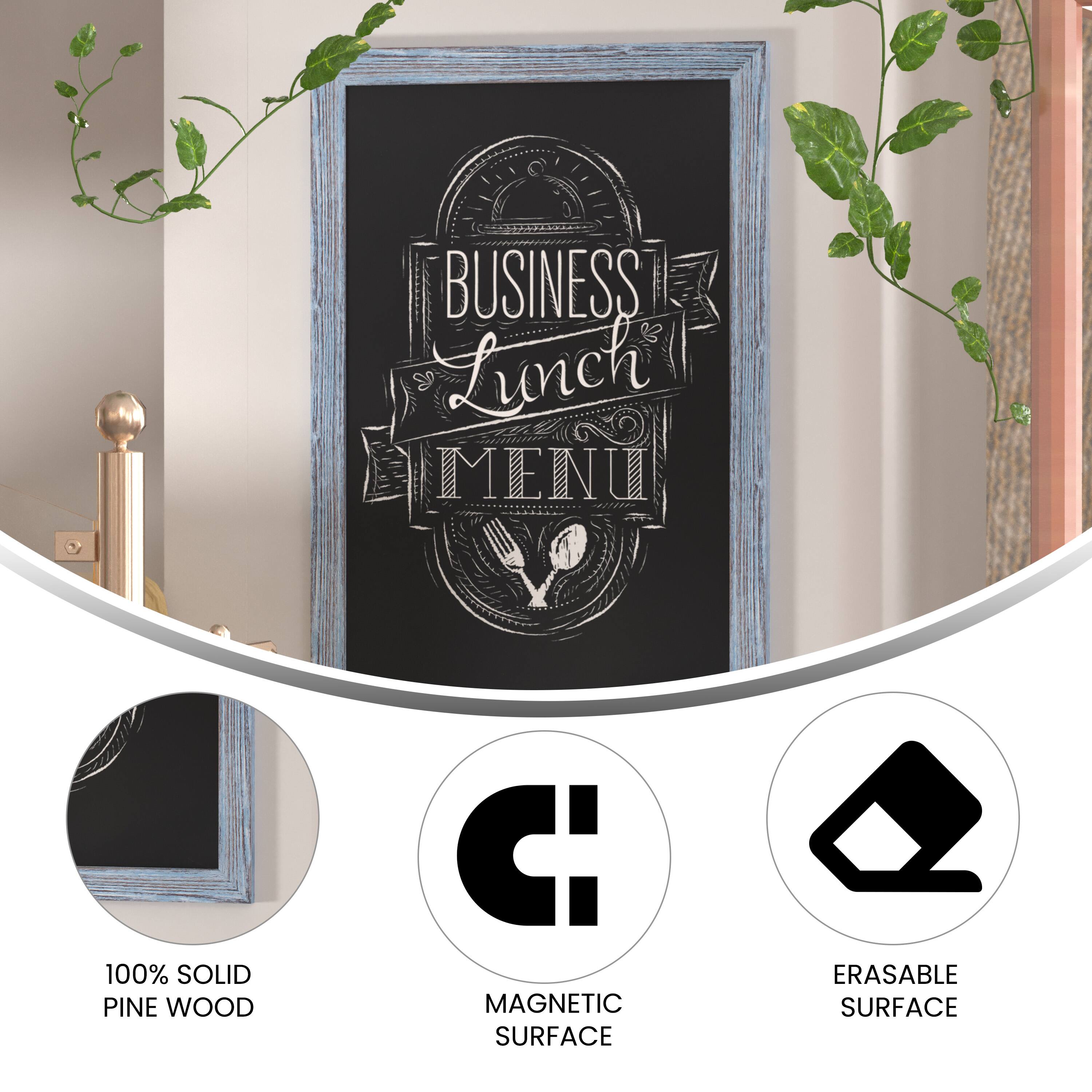 BUSINESS Lunch MENU

100% SOLID PINE WOOD

MAGNETIC SURFACE

ERASABLE SURFACE