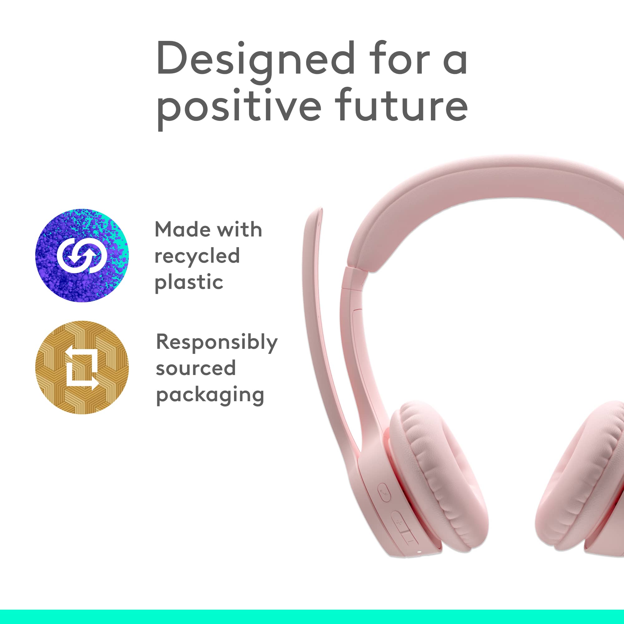 Designed for a positive future Made with recycled plastic 17 Responsibly sourced packaging