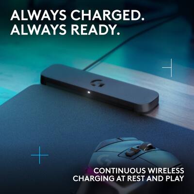 Logitech POWERPLAY 2 Gaming Mouse Pad with Wireless Charging Black Logitech POWERPLAY 2 Gaming Mouse Pad with Wireless Charging Black