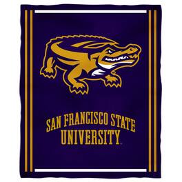 Vive La Fete - San Francisco State Gators 36'' x 48'' Children's Mascot Plush Blanket - Multicolor