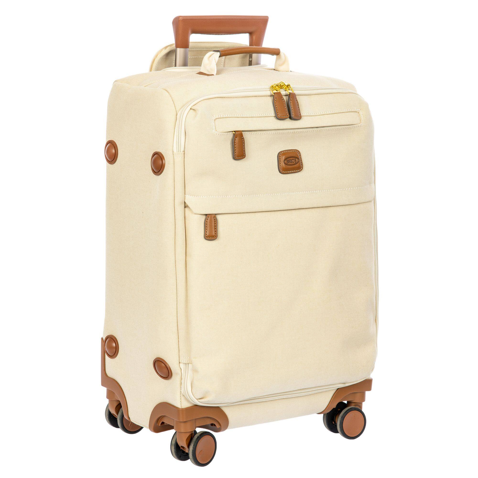 Angle. Bric's - Volterra 21" Carry On Spinner Luggage - Cappuccino.