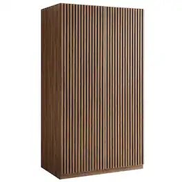 Modway - Render 2-Door Wardrobe Closet - Brown