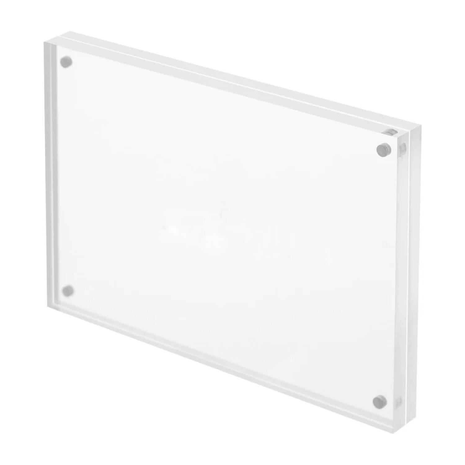 Left. Home Collection - 5pcs Clear Acrylic Tabletop Photo Frames – Stylish Home Décor.