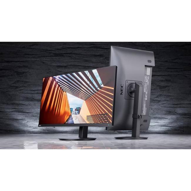 Alt View 3. NEC - NEC Display MultiSync E274FL 27" Business-Class Full HD LCD Monitor Black - 16:9 Aspect Ratio - Vertical Alignment (VA) - Black.