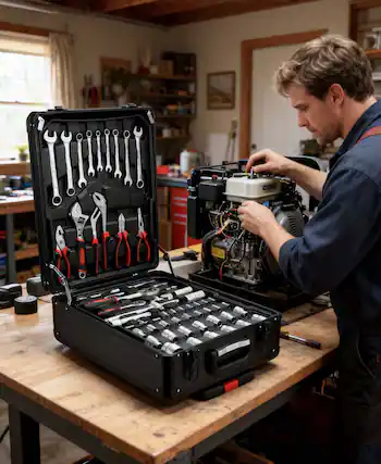 Front. Sugift - 399 Piece Tool Set with Chrome Vanadium Steel Hand Tools and Rolling Aluminum Trolley Case for Home and Auto.