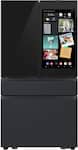 Samsung - Bespoke 29 cu. ft. 4-Door French Door Refrigerator with Family Hub 32" and AI Vision Inside - Charcoal Glass & Black/Charcoal