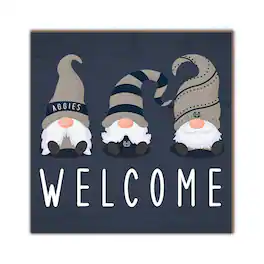 Fan Creations - Utah State Aggies 10'' x 10'' Welcome Gnomes Sign - Multicolor