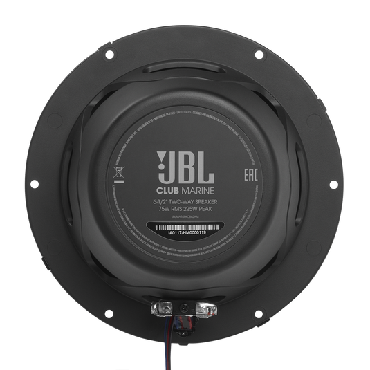 UBL CLUB MARINE 6-1/2 TWO-WAY SPEAKER 75W RMS 225W PEAK BNSPICSCAM EAC A0117-HM0000119

JBL
CLUB MARINE
6-1/2" TWO-WAY SPEAKER
75W RMS 225W PEAK
BNSPICSCAM EAC
A0117-HM0000119