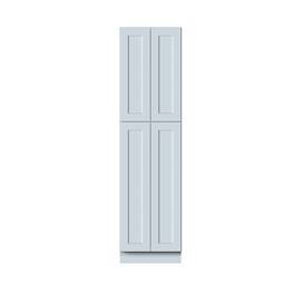 Boyel Living - Pantry Cabinets 90.Wx27in.H Ready to Assemble Kitchen Cabinets 4Doors HDF Door - DOVE GRAY