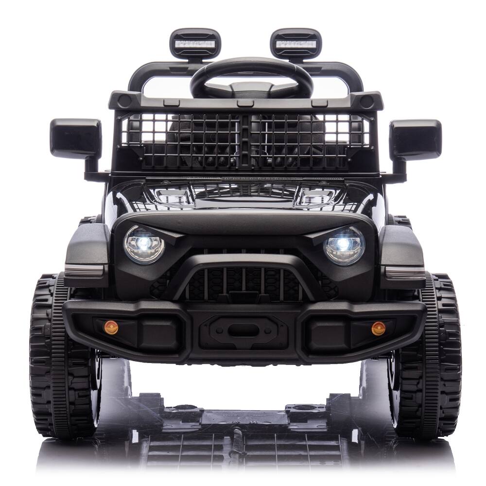 Alt View 6. Ropilly - Ropilly 24v kids ride on car with parental remote control, Black, 3-4 Years.