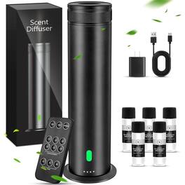 RTMB - Waterless Scent Diffuser Starter Kit with 5 Essential Oils, Remote