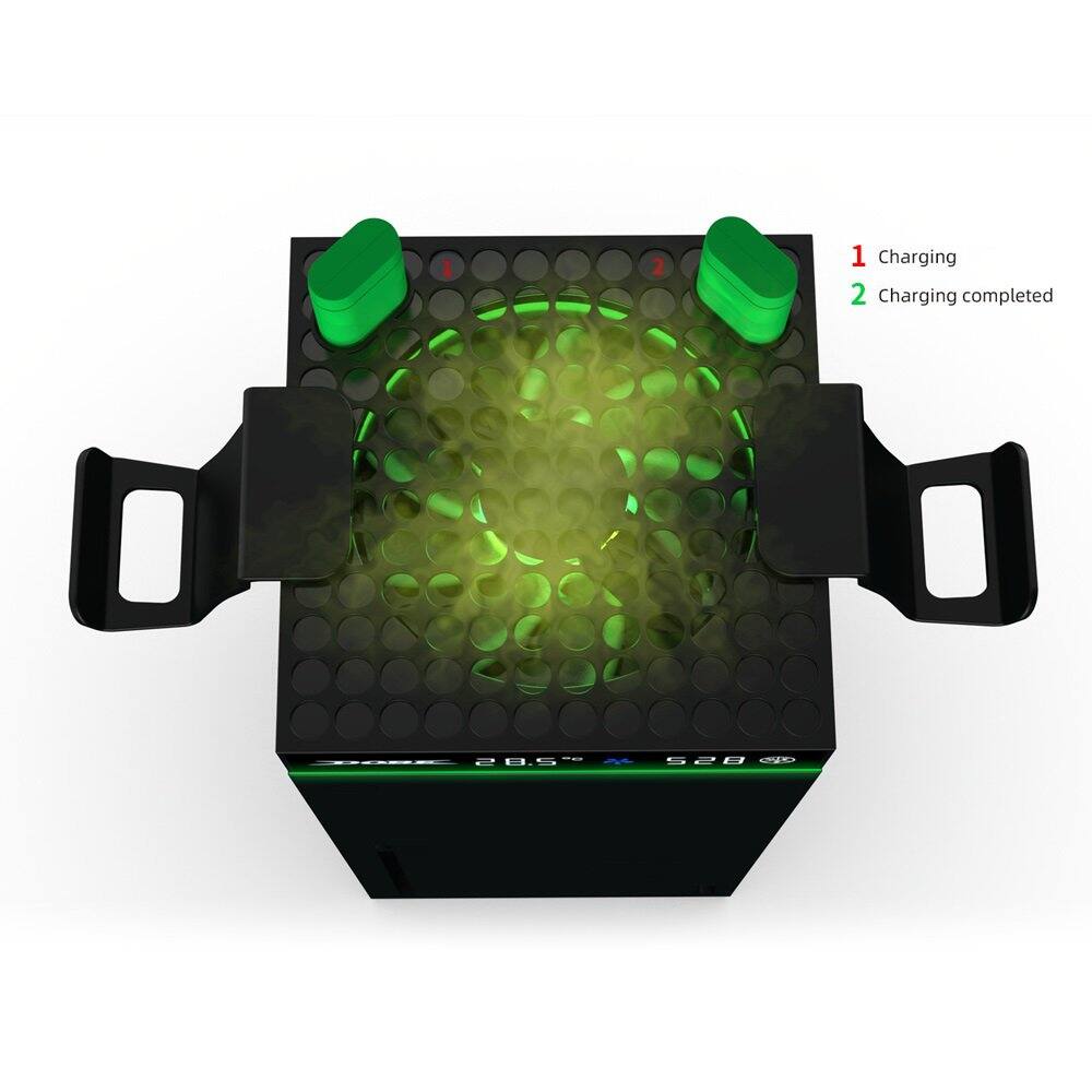 1. Charging  
2. Charging completed - 20.94 A 520 OVD