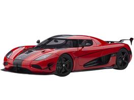 Koenigsegg Agera RS Chili Red with Black Accents 1/18 Model Car by Autoart