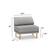 Alt View 12. Burrow - Contemporary Range Armchair - Stone Gray.