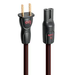 AudioQuest - NRG-X2 6.6' Power Cable with C7 to 2-Prong Wall Plug Connectors - Black