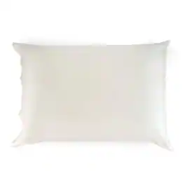 Sleepgram - Regular King Size Breathable Cooling Grade 6A Silk Pillowcase, White - Ivory