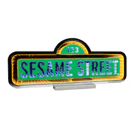 BreeBe - Sesame Street Sign Ekkolight 24"L - Yellow, White